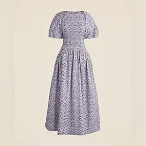 J Crew Meadow dress in poppy cotton poplin XS